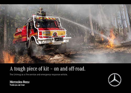 Fire service and emergency response: A tough piece of kit – on and off-road.